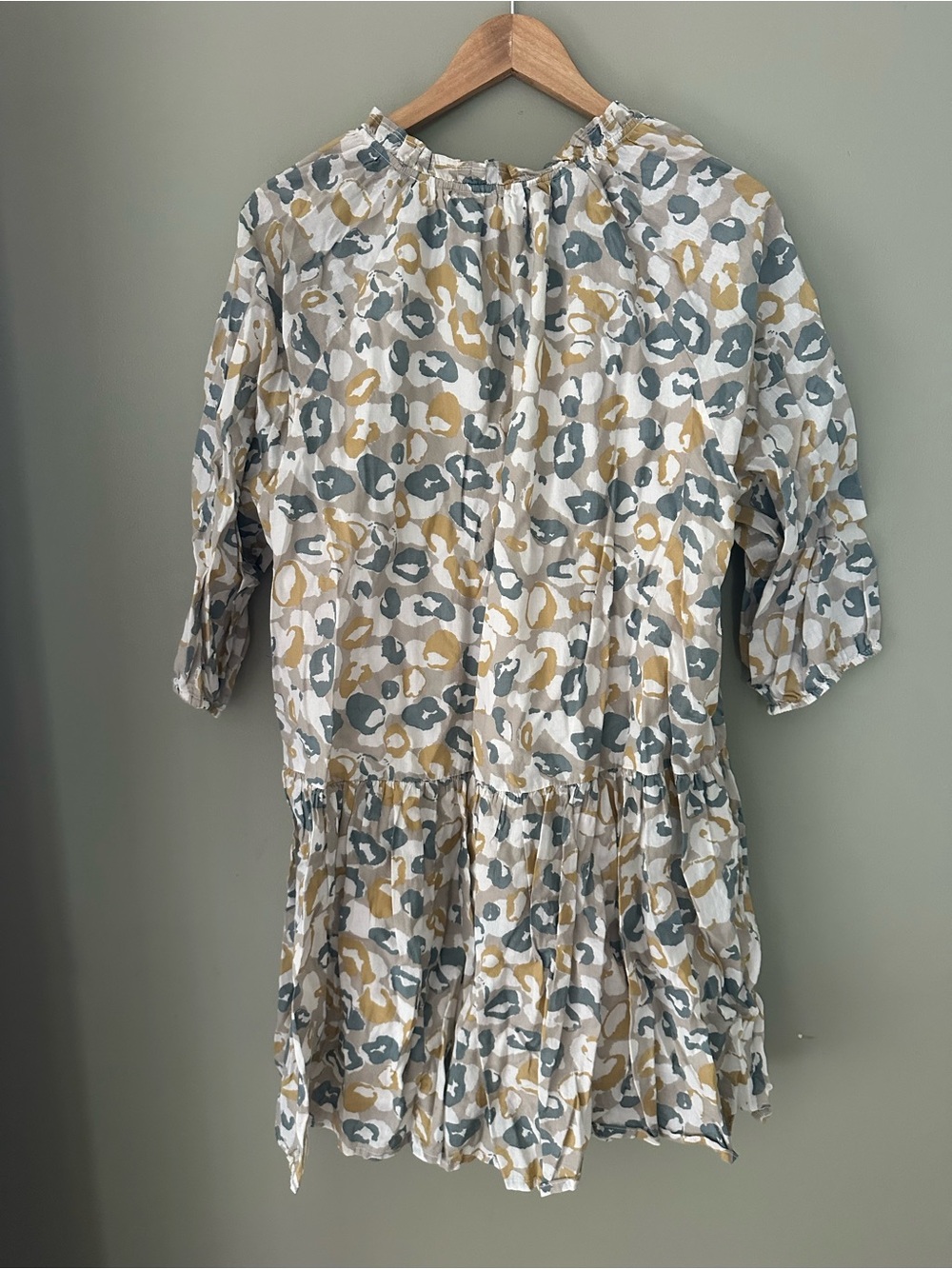 ABLE Hannah Raglan Flounce Dress - Picture 3 of 4